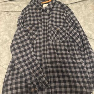Field & Stream Black and Gray Checkered Shirt